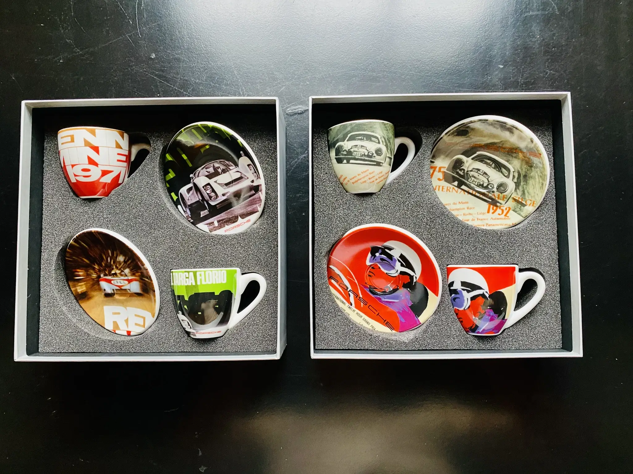 No Reserve Limited Edition Porsche Espresso Cup Set and Vintage
